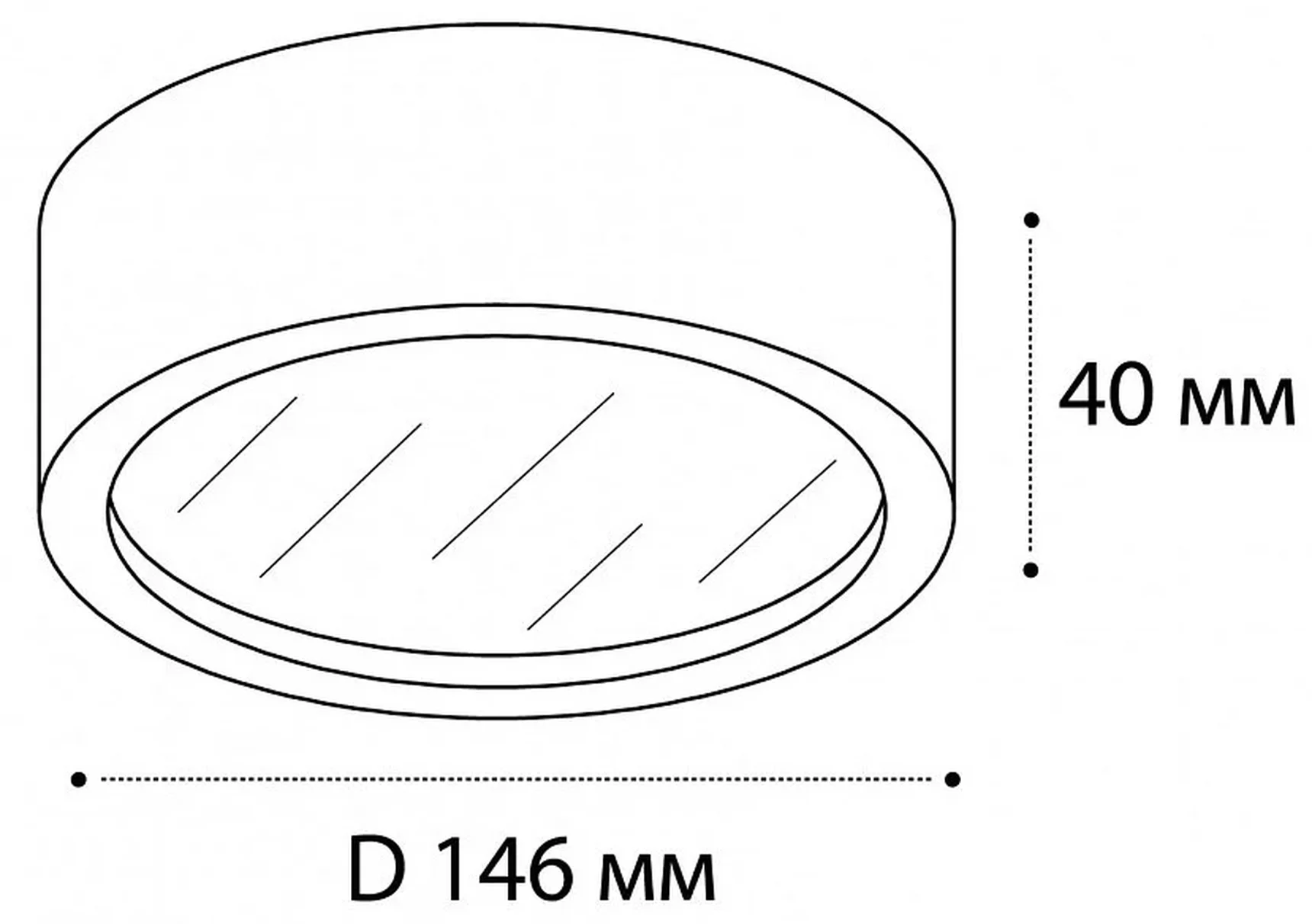 M04-525-146 black 3000K Светильник потолочный