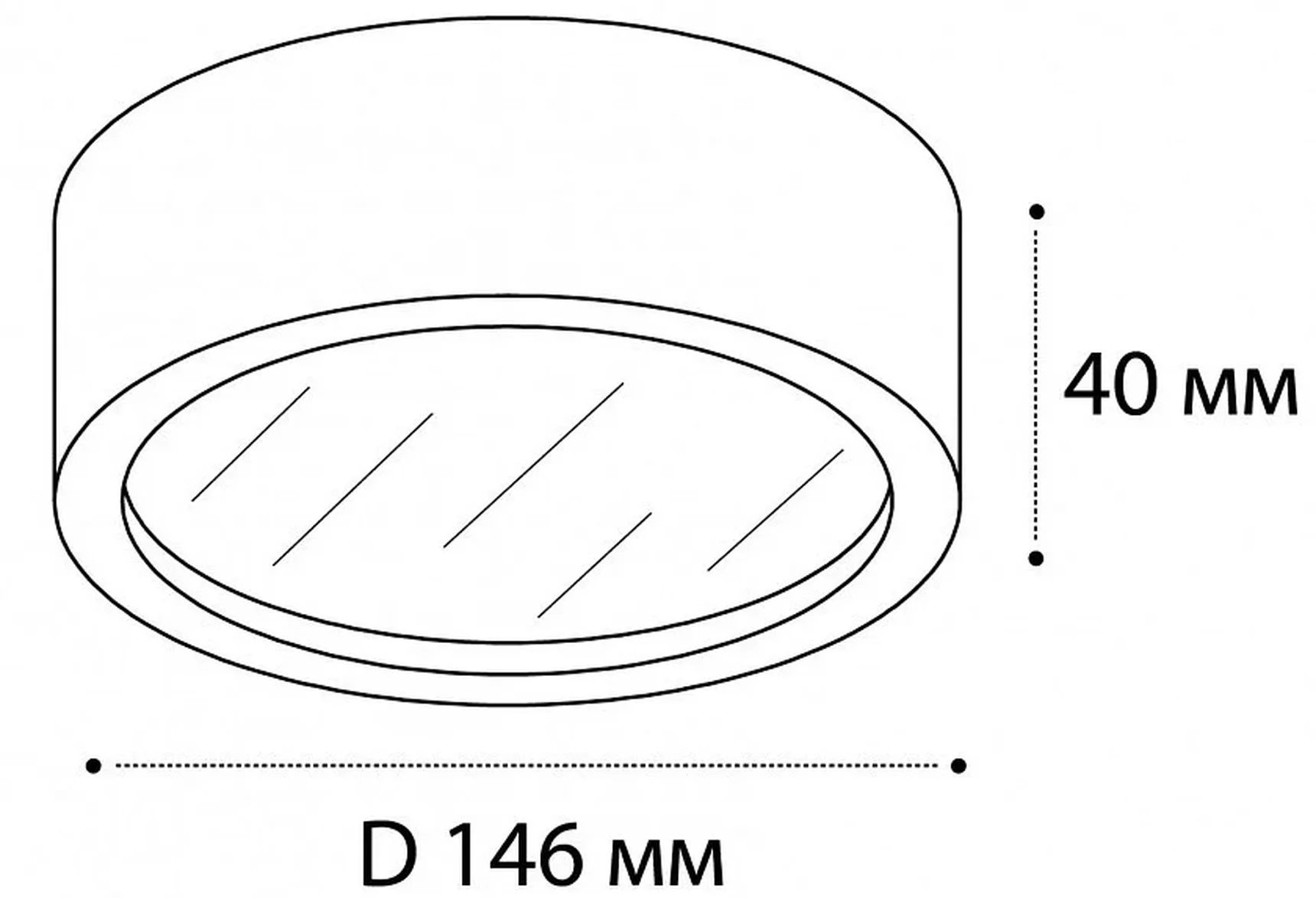 M04-525-146 white 3000K Светильник потолочный
