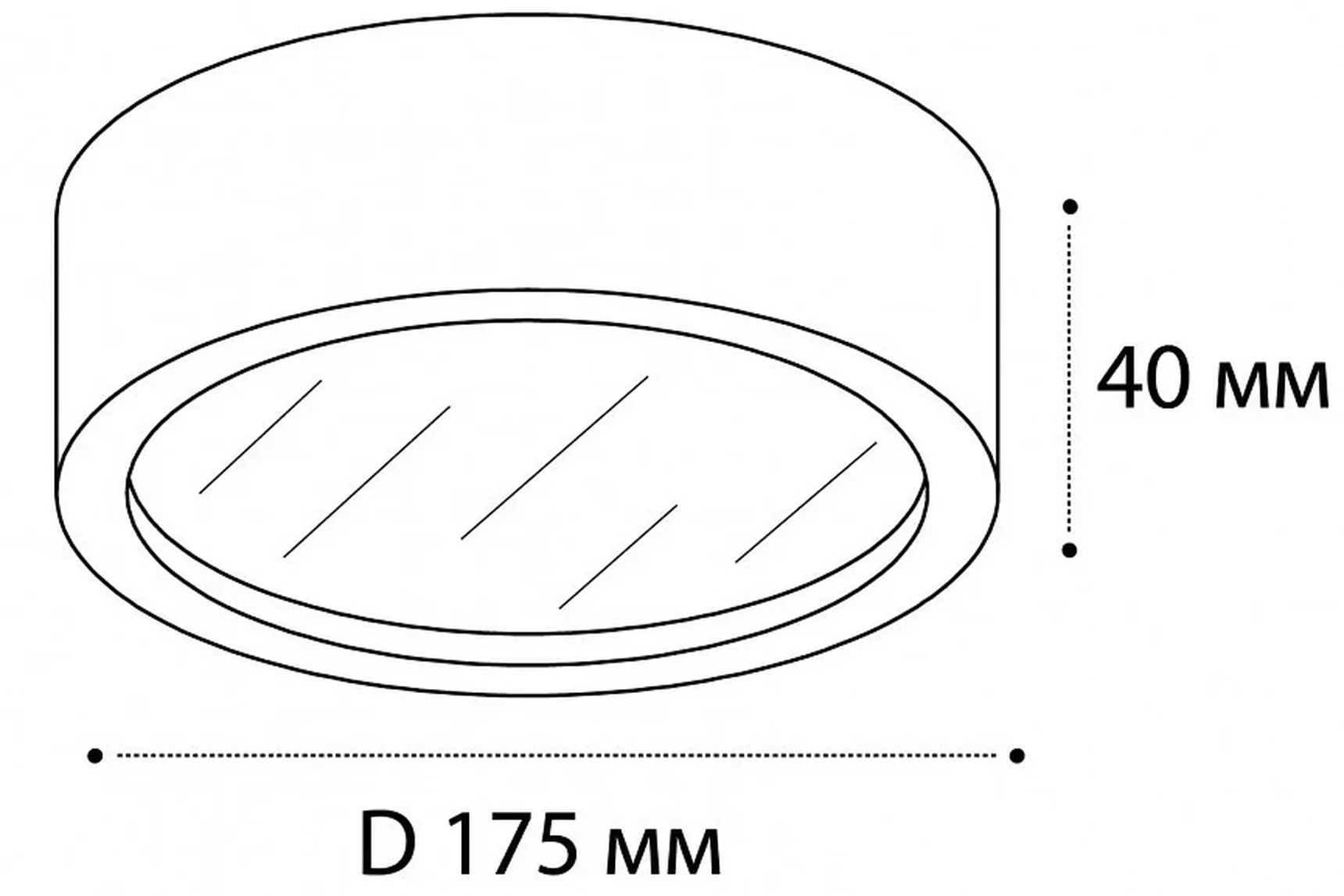 M04-525-175 black 4000K Светильник потолочный