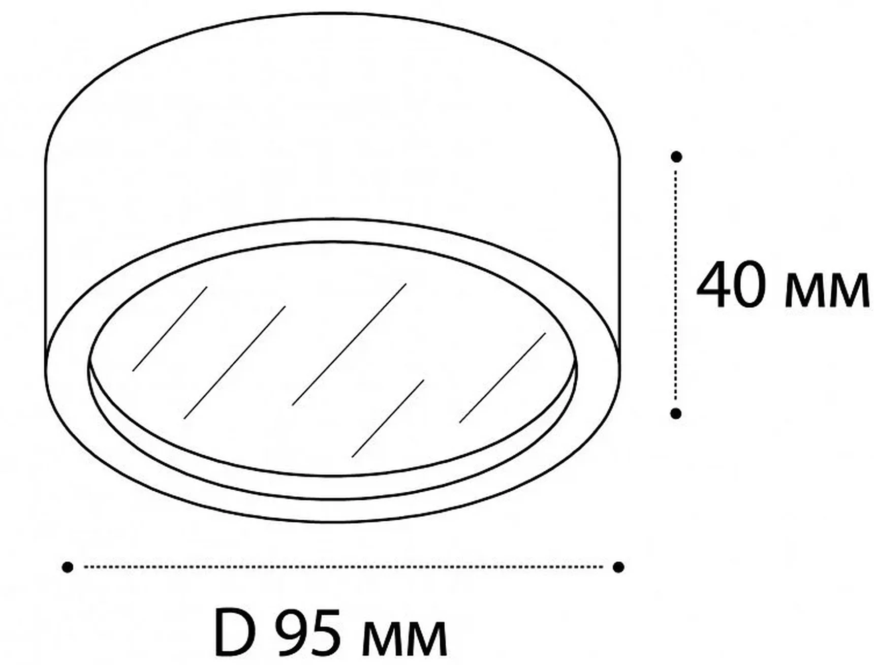 M04-525-95 black 4000K Светильник потолочный