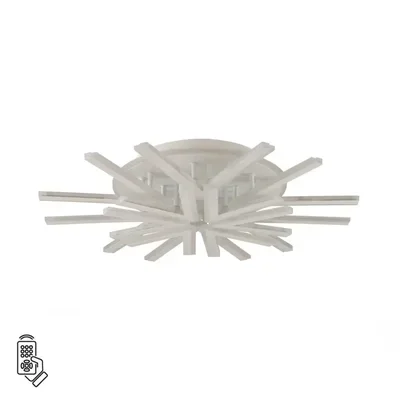 8029/95CL LEDIO LN25 белый/белый, металл/акрил Потолочный светильник с ПДУ c подсв. осн. LED 95W 3000-6000К 220V ALBERTA