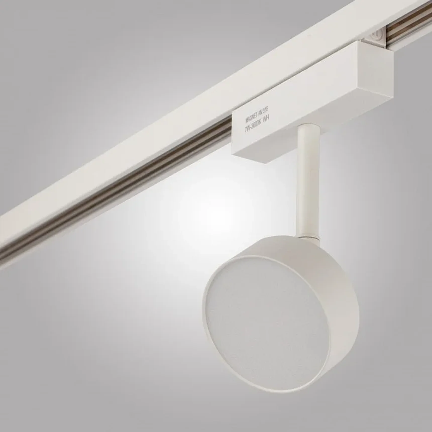 Магнитный трековый светильник OPAL, MAGNET AM518 7W 3000K WH