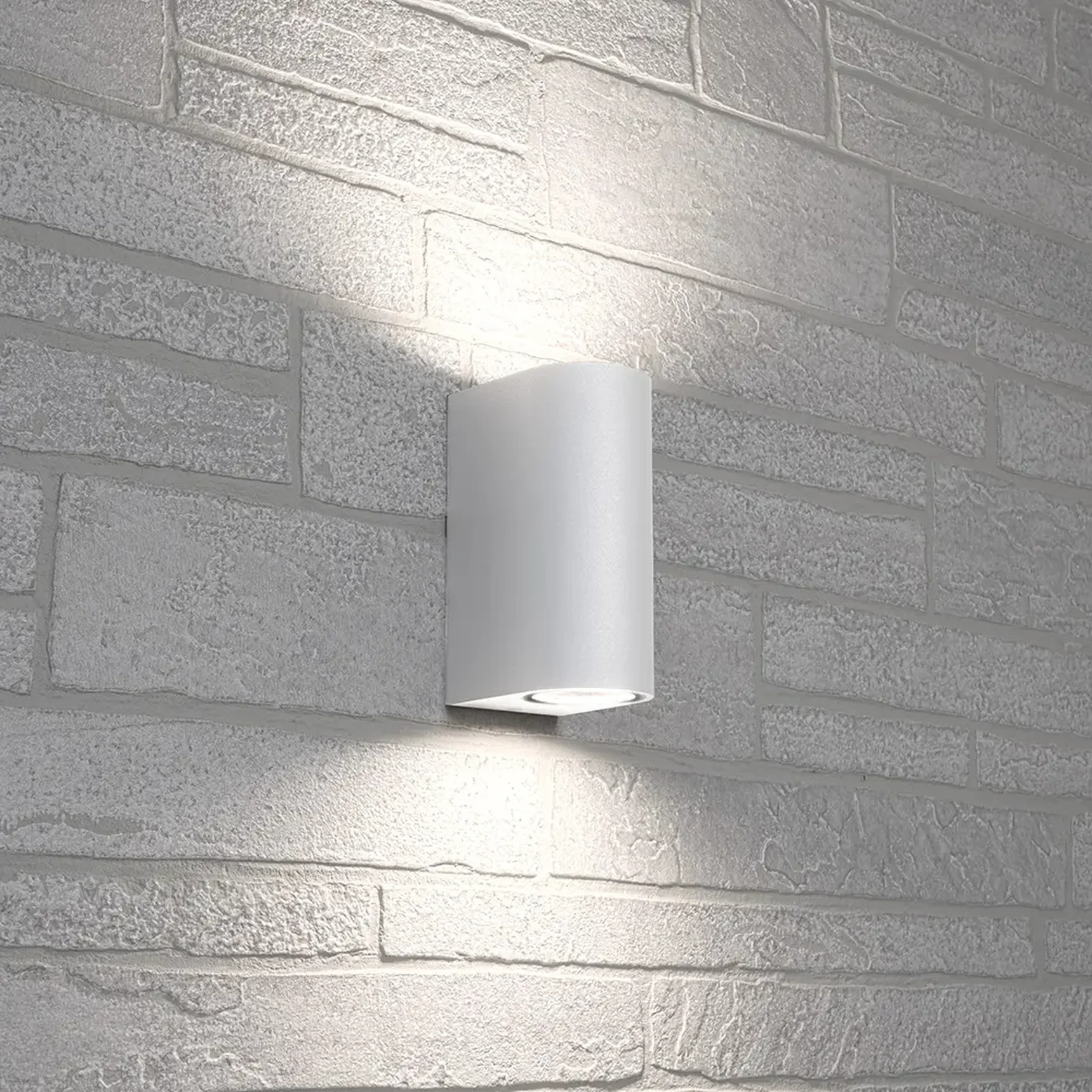 Светильник садово-парковый Feron DH015,на стену, 2*GU10 230V, белый