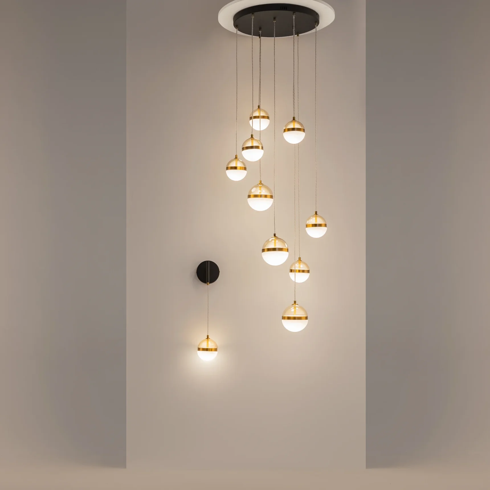 Подвесной светильник Area 3000К 120Вт, MOD295PL-L120BBS3K