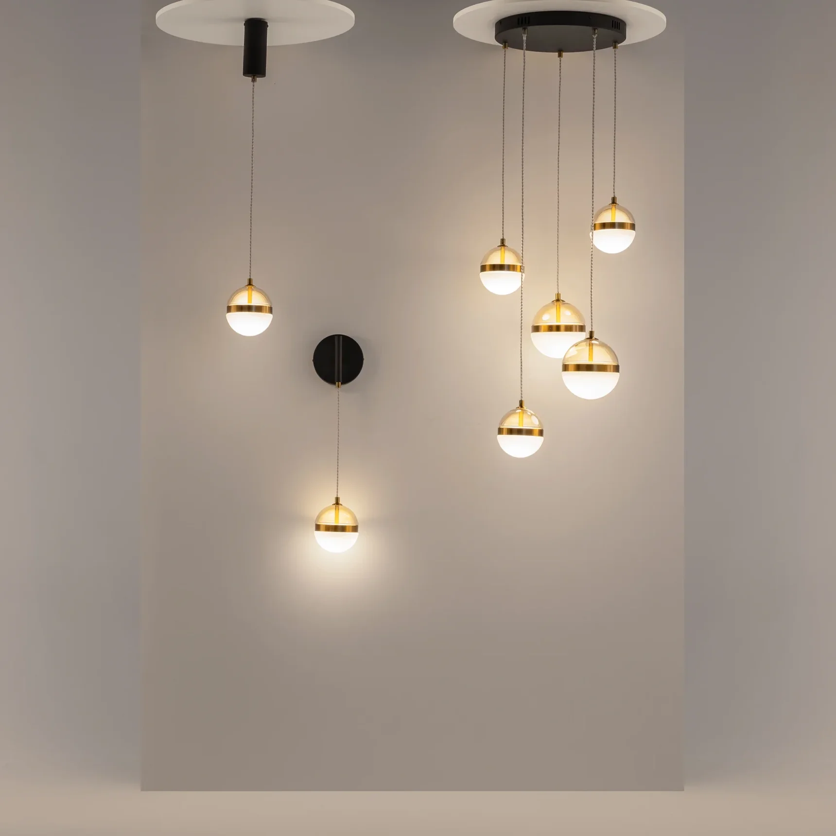 Подвесной светильник Area 3000К 58Вт, MOD295PL-L60BBS3K