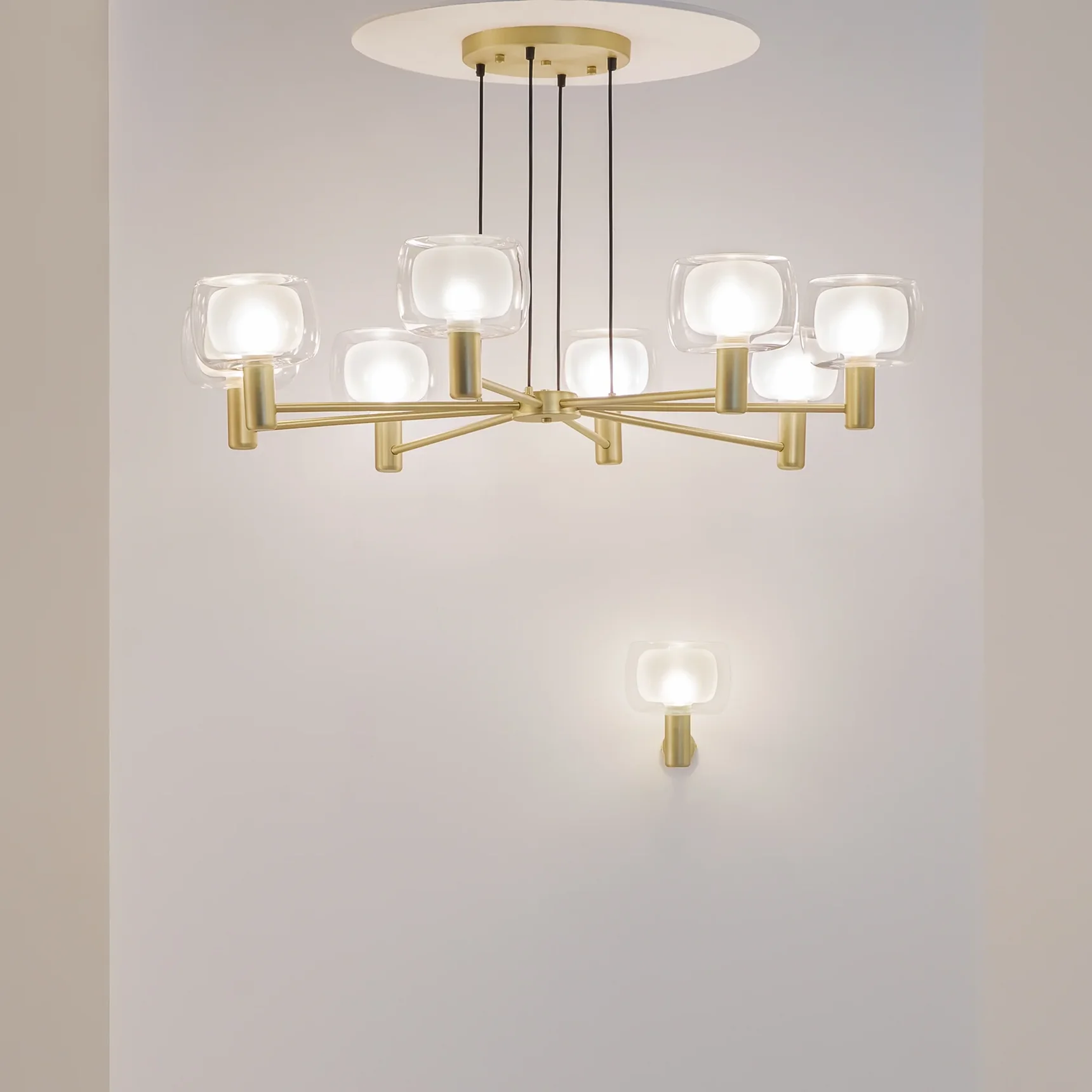 Подвесной светильник Vision E14х8 MOD411PL-08G