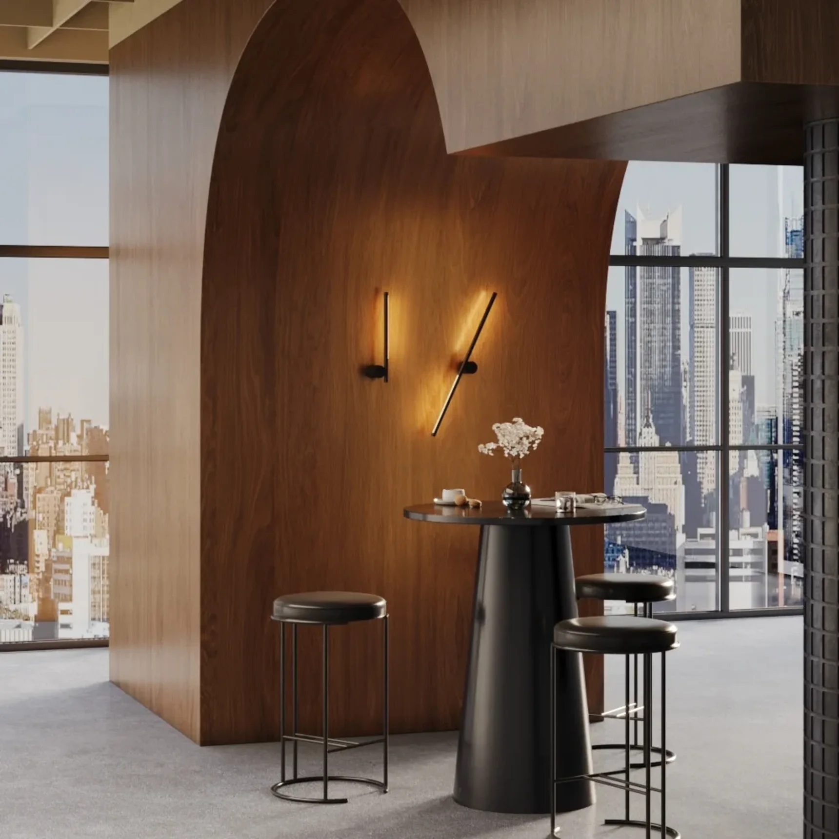 Настенный светильник (бра) Rotera 3000K 9Вт, MOD432WL-L9B3K