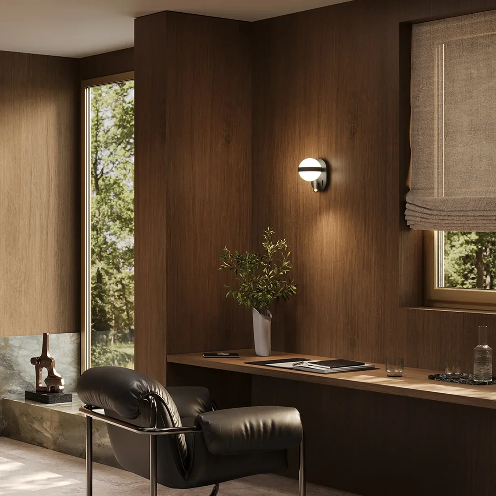 Настенный светильник (бра) Dialogue 3000К 9Вт, MOD441WL-L8BS3K