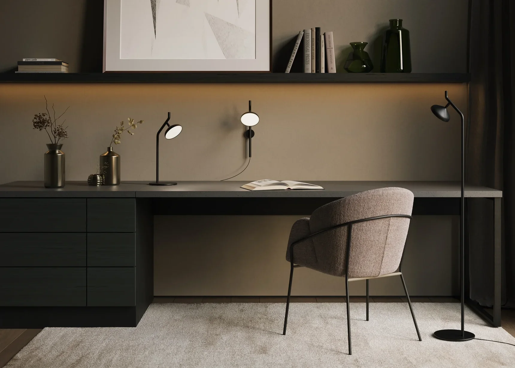 Настольный светильник Vita 3000К 9Вт, MOD451TL-L8B3K1