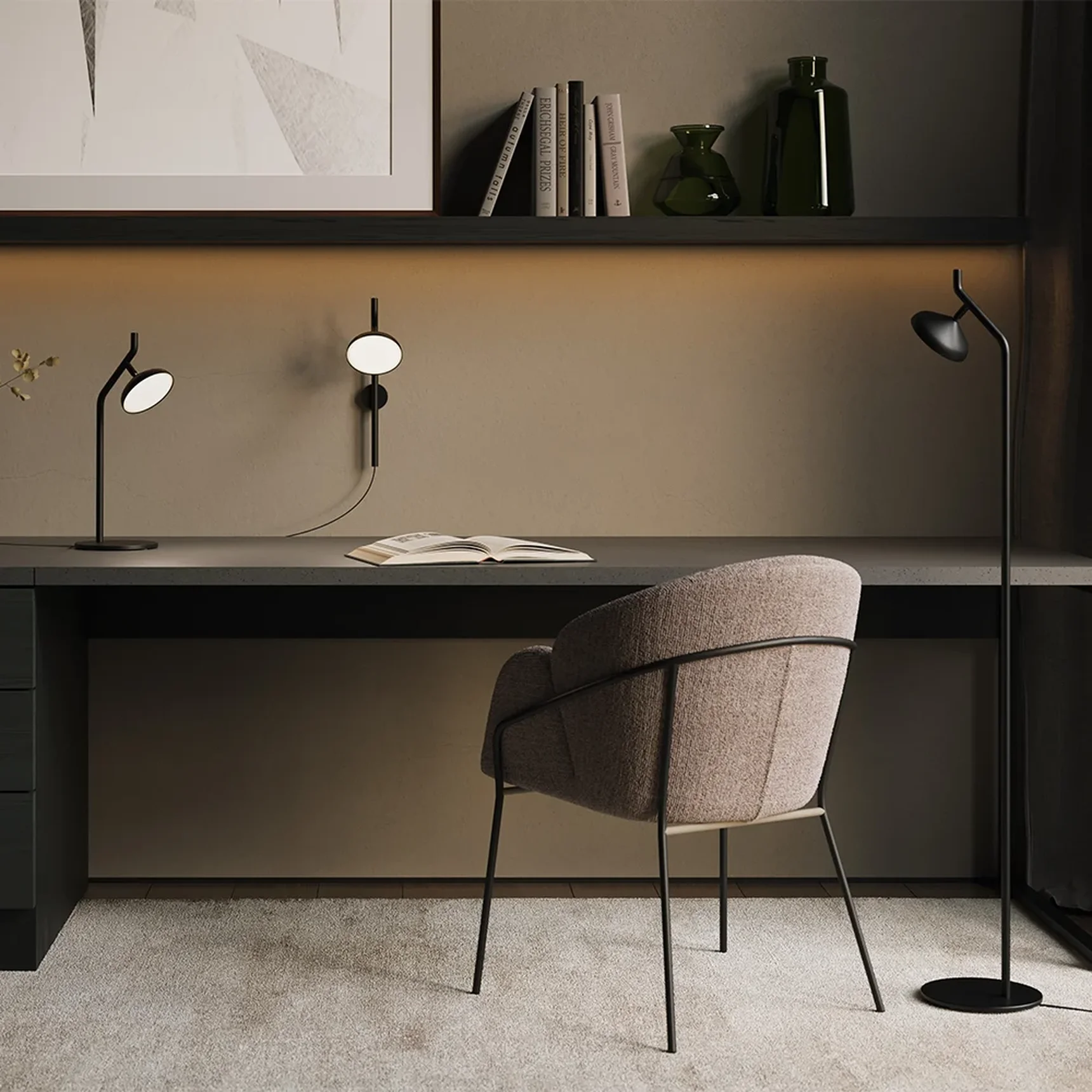 Настенный светильник (бра) Vita 3000К 9Вт, MOD451WL-L8B3K