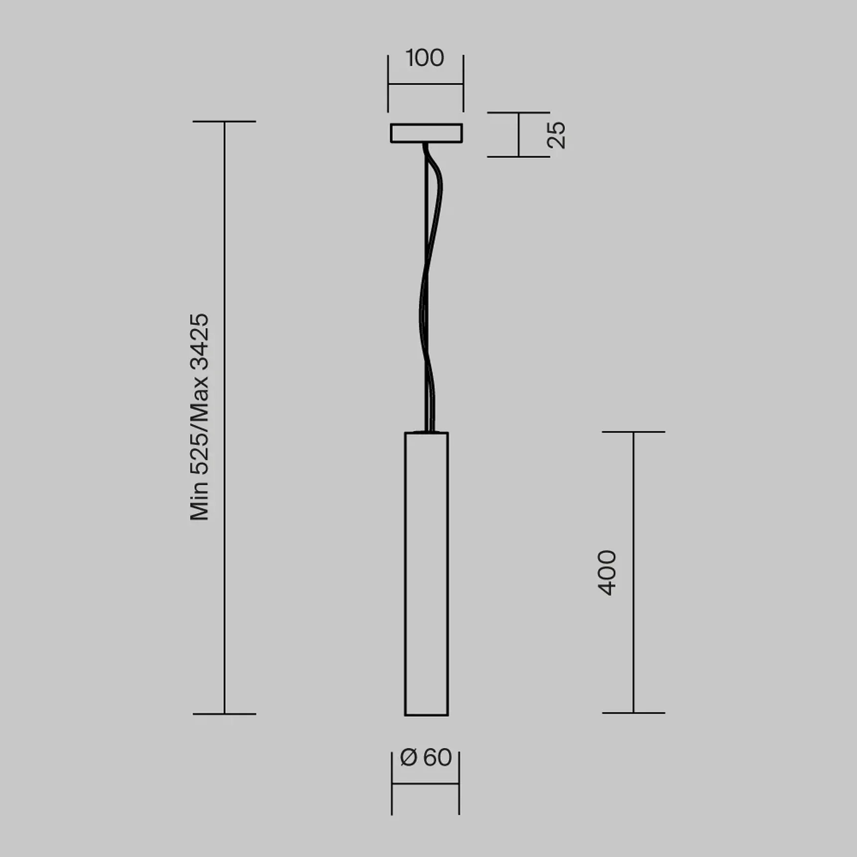 Подвесной светильник Basic Texture 2700-4000К 5Вт, MOD461PL-L5BK