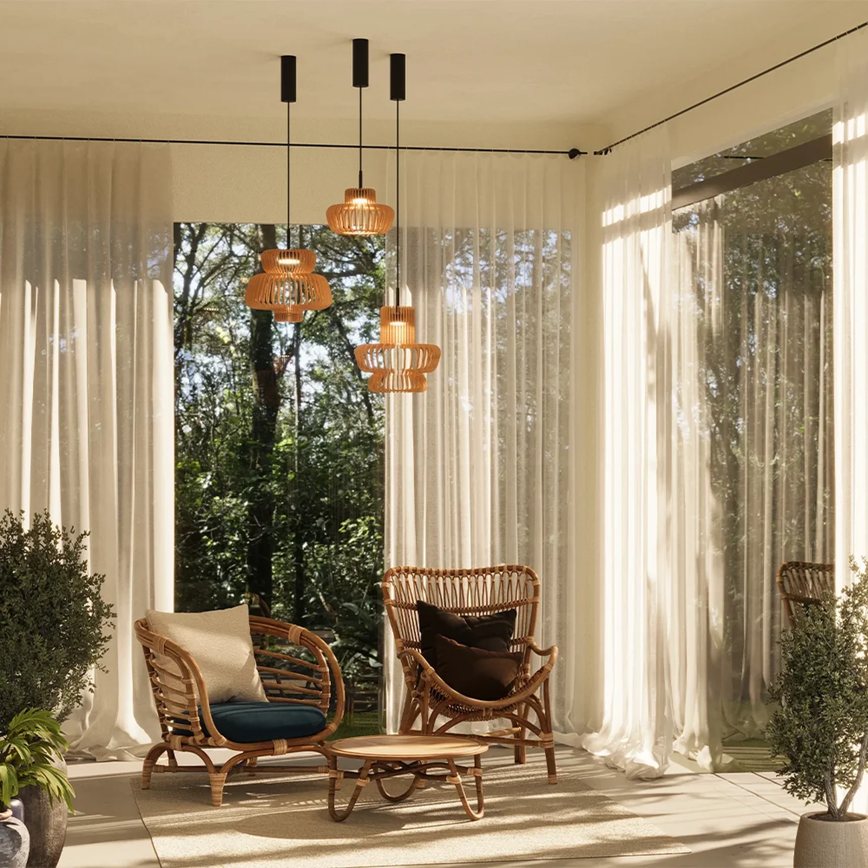 Подвесной светильник Namiki 2700-4000К 14Вт, MOD465PL-L12BK1