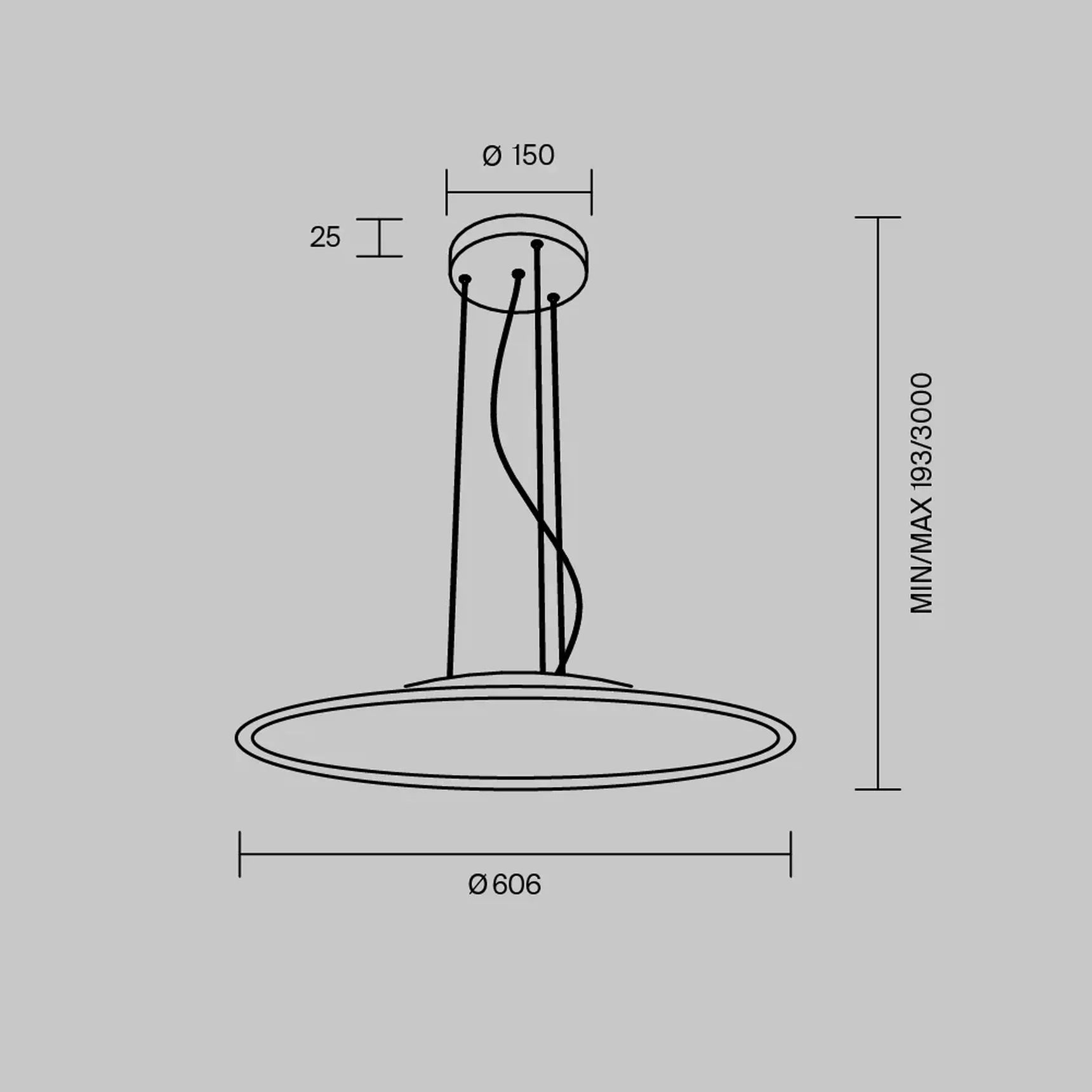 Подвесной светильник Industria 2700-4000К 57Вт, MOD471PL-L57BK