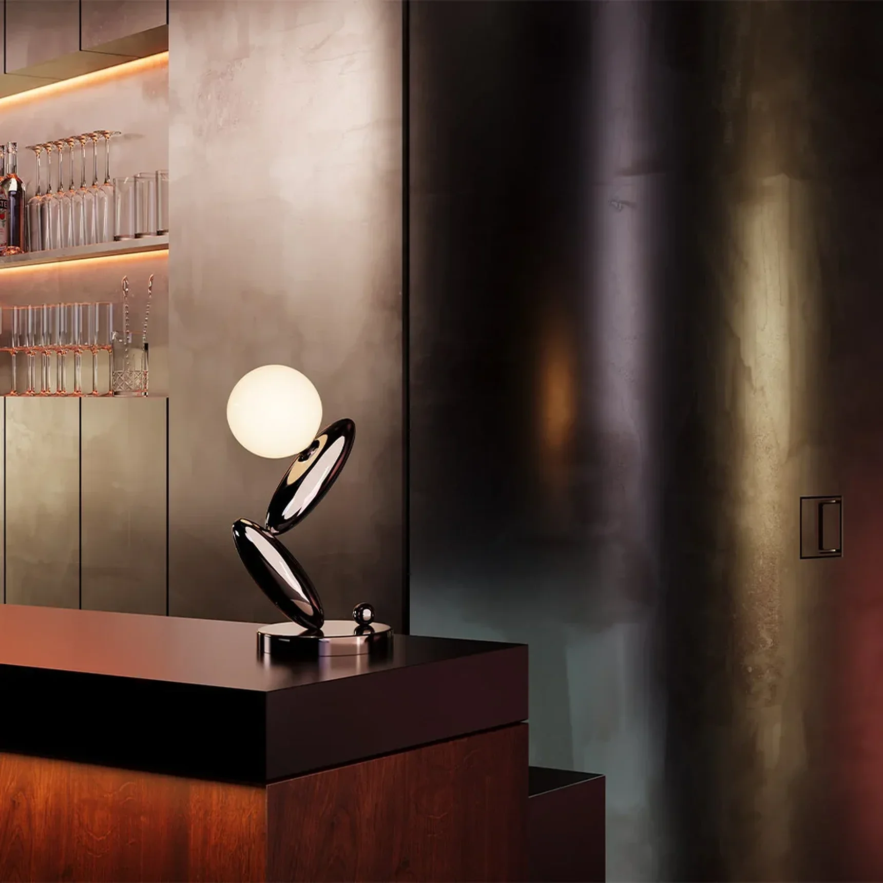 Настольный светильник Resonance 3000К 6Вт, MOD482TL-L6PT3K