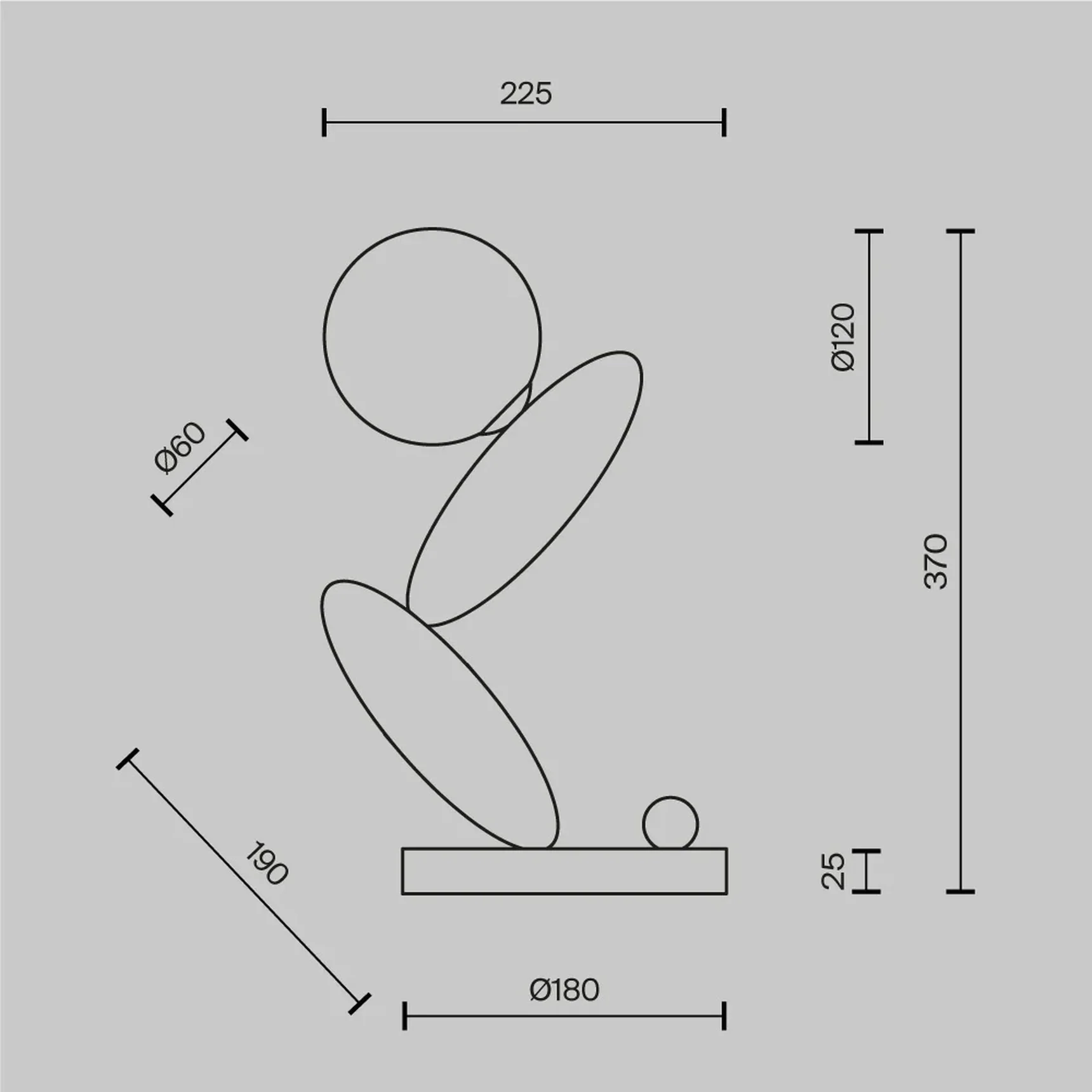 Настольный светильник Resonance 3000К 6Вт, MOD482TL-L6PT3K