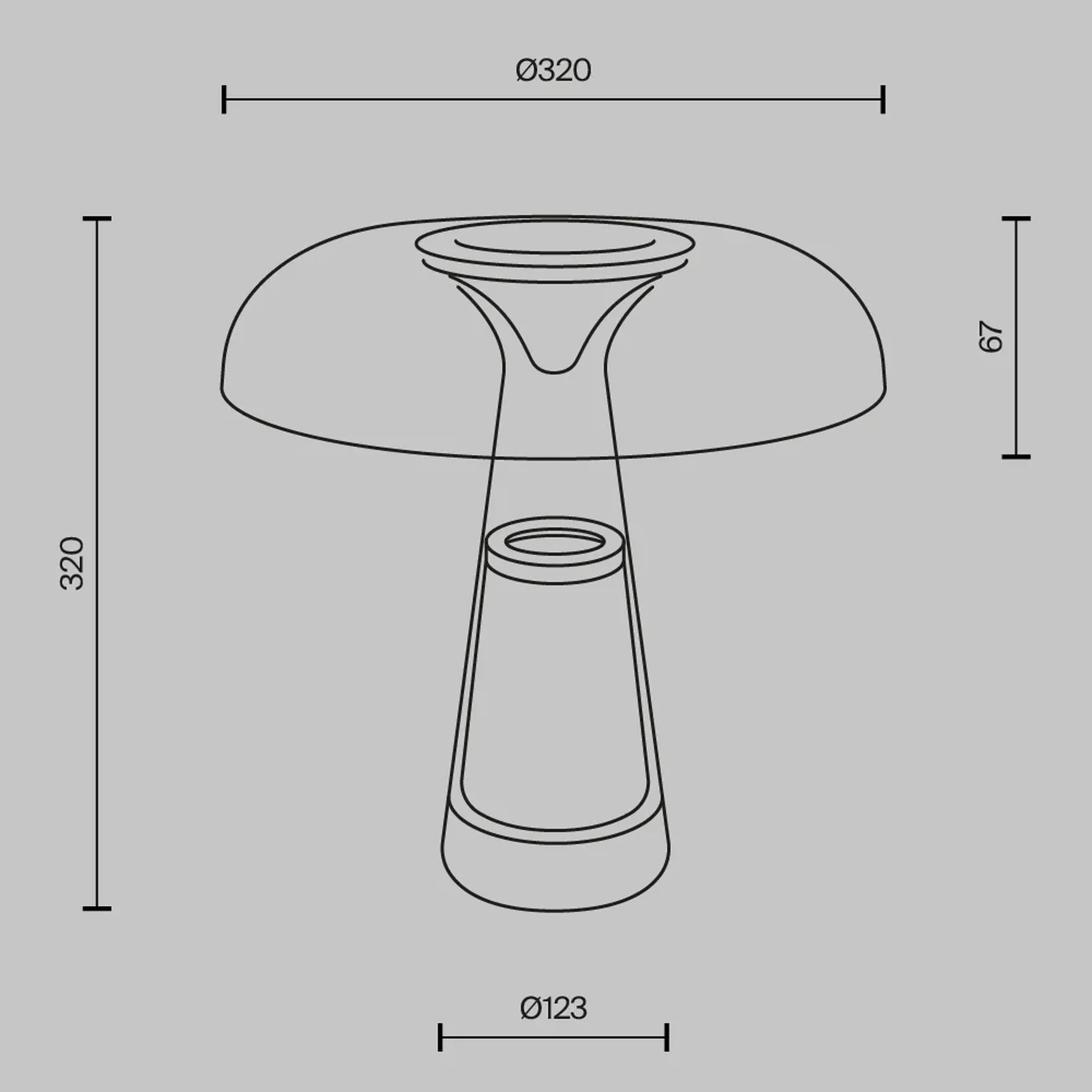 Настольный светильник Artefact 2700-4000К 8Вт, MOD484TL-L8BK