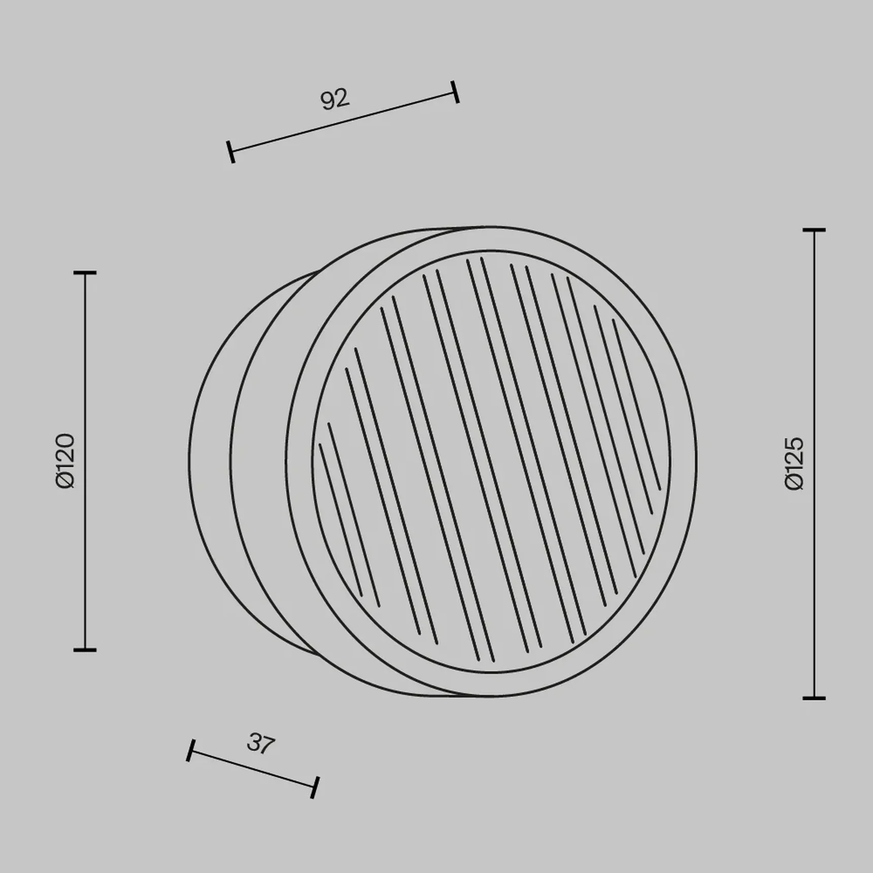 Настенный светильник (бра) Olo 2700-4000К 6Вт, MOD493WL-L6PTK1