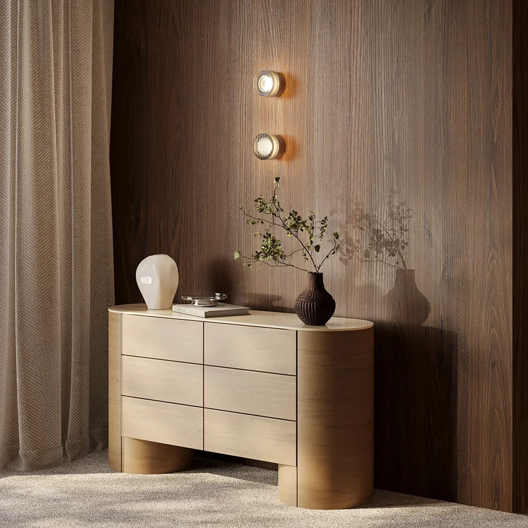 Настенный светильник (бра) Olo 2700-4000К 6Вт, MOD493WL-L6PTK1