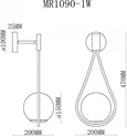 Бра Florenz MR1090-1W