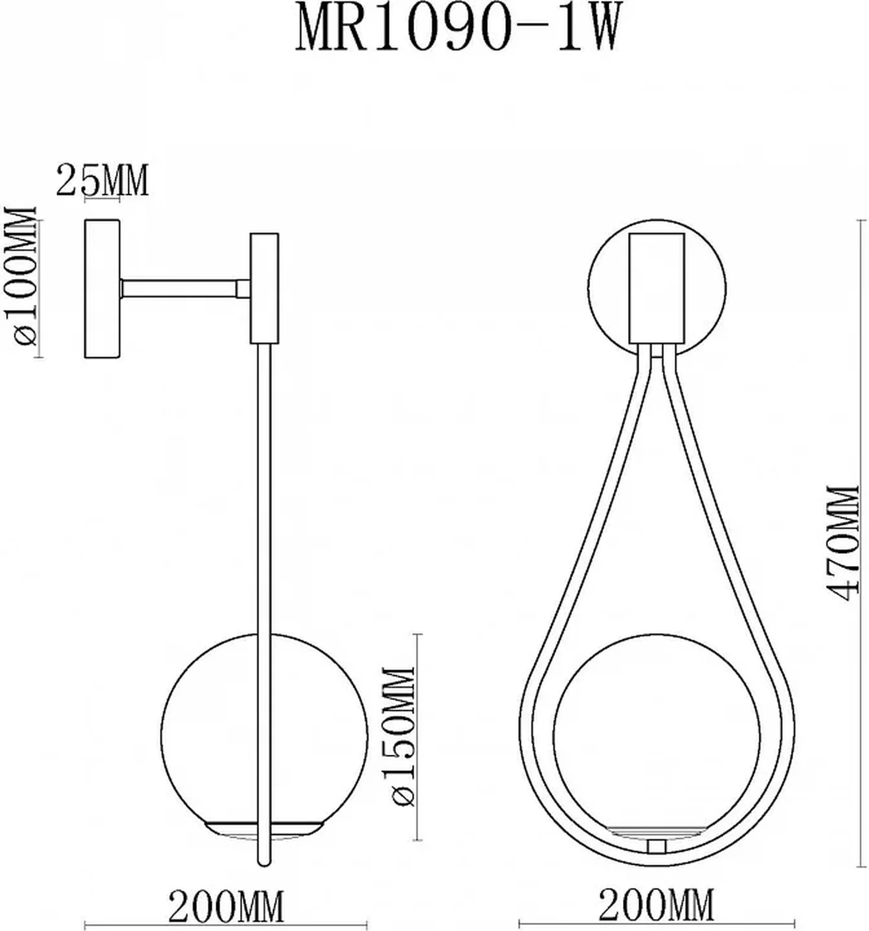 Бра Florenz MR1090-1W