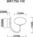 Бра Scott MR1750-1W