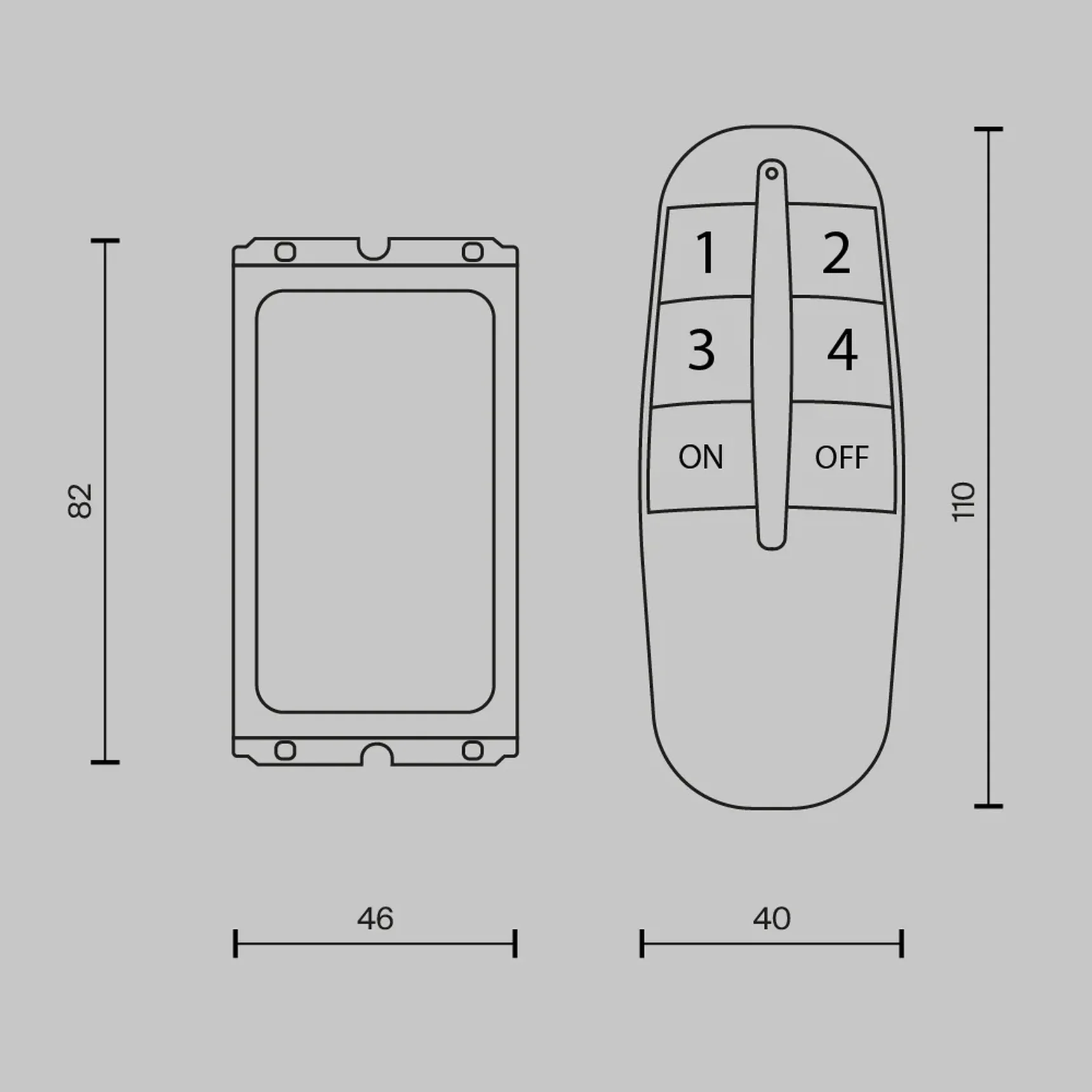 Пульт для управления освещением Technical MRC004B