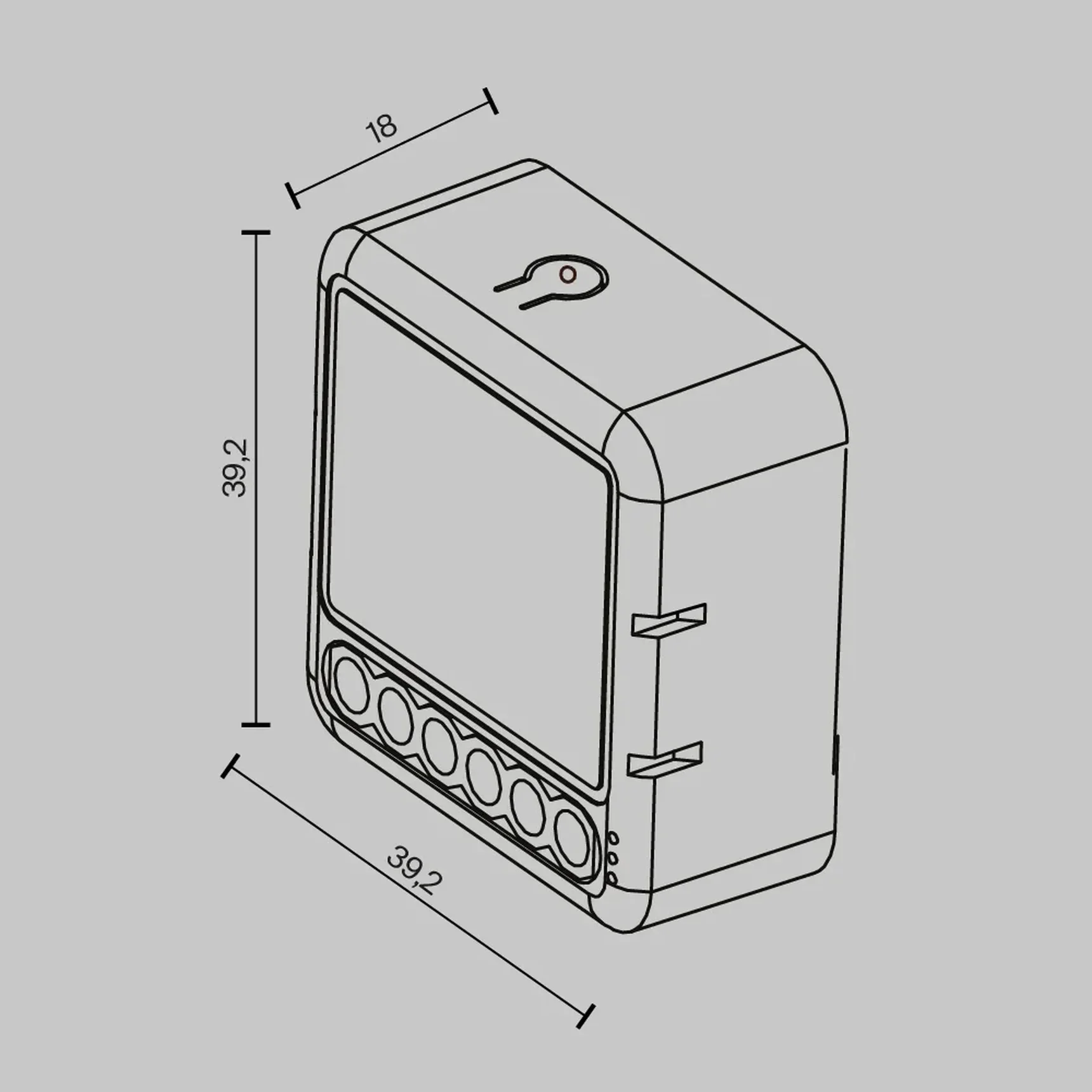Wi-Fi выключатель двухканальный 300Вт
