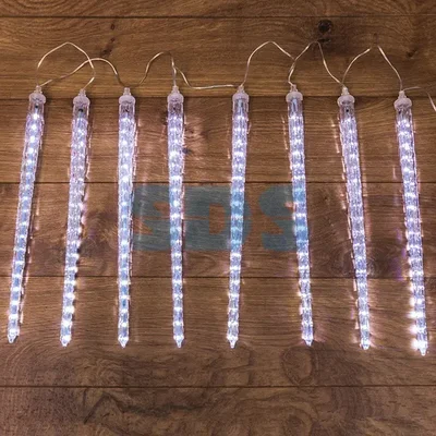 Гирлянда светодиодная "Сосульки" 230В, комплект 8 шт х 42 см, 36x8 LED, не соединяются