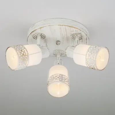 Спот Eurosvet 20026/3 белый с золотом