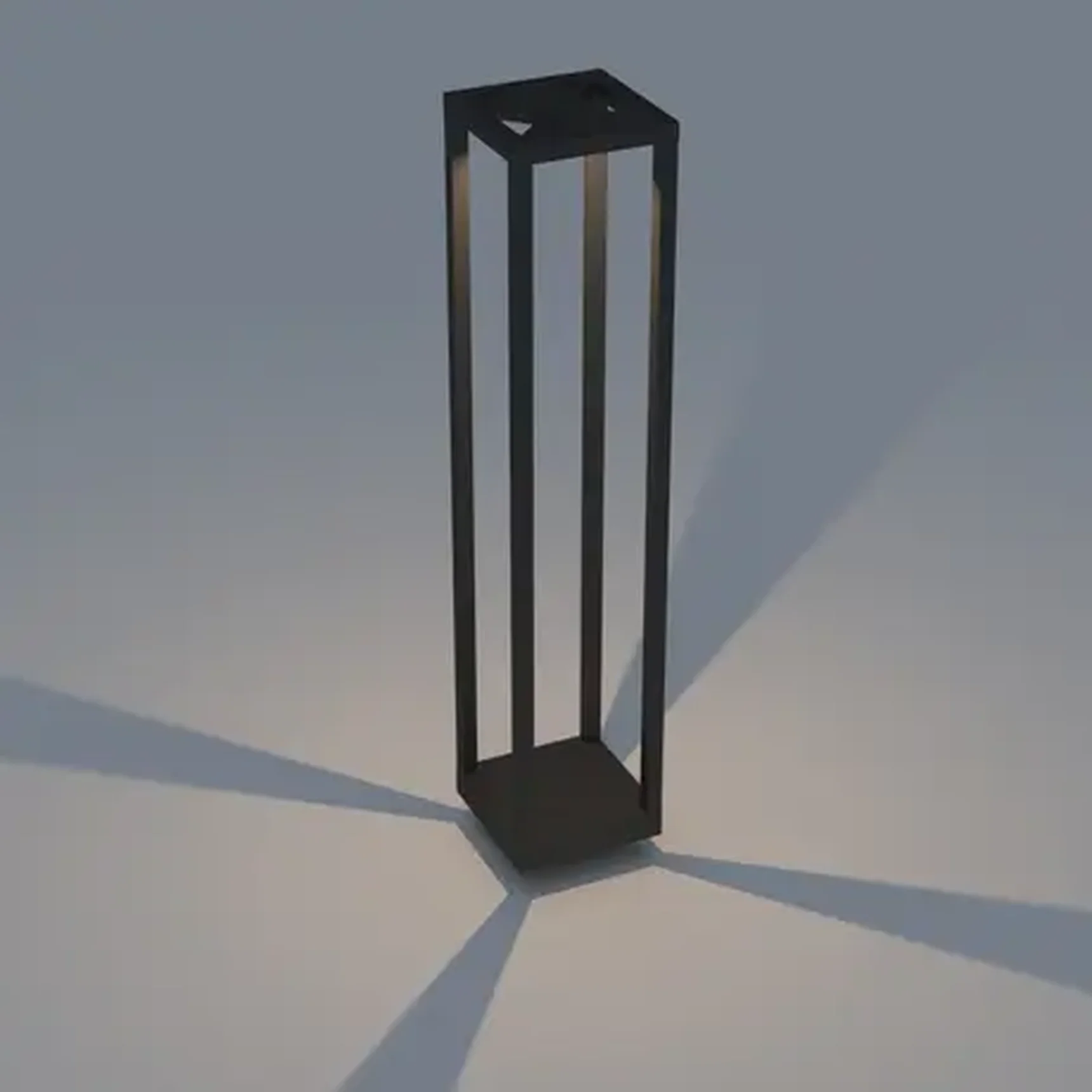 Светильник LGD-Path-Cub-H900B-12W Warm White (Arlight, IP54 Металл, 3 года)