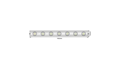 Светодиодная лента wall washer 5050, 42 LED/м, 6,2 Вт/м, 24В , IP67, Цвет: РГБ, SWG-542-24-RGB15-67