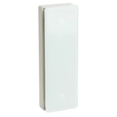 Выключатель беспроводной FERON TM84 SMART, 7мВт, IP55, одноклавишный на 2 направления, стекло, белый, 48877
