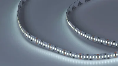 Светодиодная лента 3014, 240 LED/м, 24 Вт/м, 12В , IP20, Цвет: Холодный белый, SWG4240-12-24-W-M