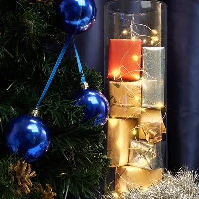 Светодиодная гирлянда Feron CL570 линейная Роса, статичная 2м + 0.5м желтый