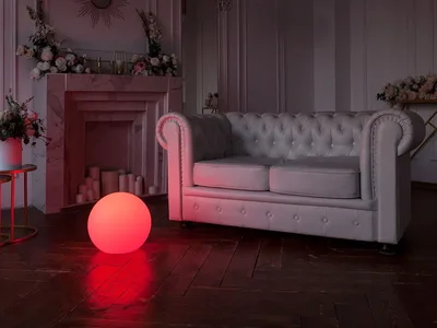 Светильник напольный Шар SPHERE_F (E27) 50 IP65 RGBW (set)