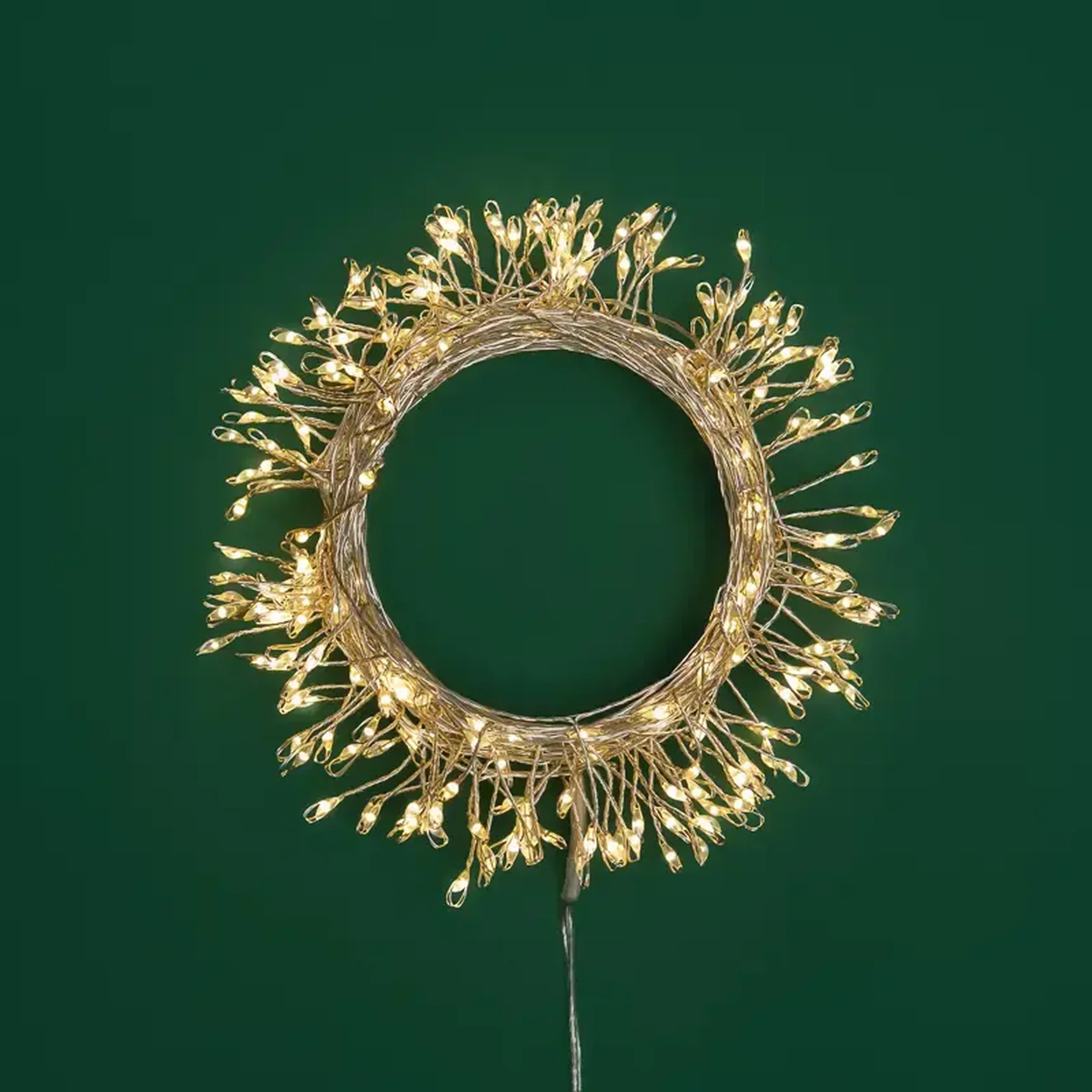 Гирлянда светодиодная Роса Фейерверк с контроллером 10м, 250LED, ТЕПЛЫЙ БЕЛЫЙ, IP20, на катушке NEON-NIGHT