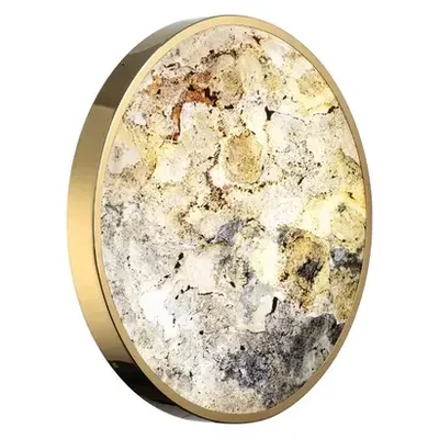 5079/50L L-VISION ODL24 535 зол/серо-бежевый/металл/натур.камень/акрил Настен.-потолочн. cветил. с переключ.цветов.темпер. LED 50W 3000К/4000K/6000K B