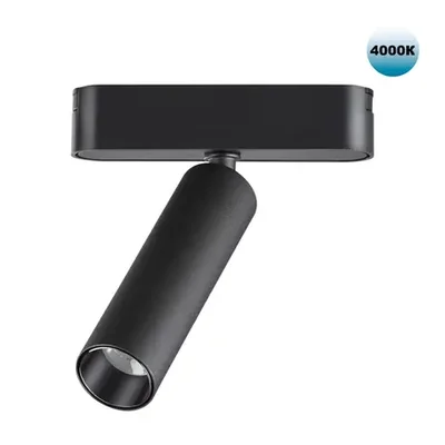 359084 SHINO NT23 048 черный Трековый светильник для низков. шинопровода IP20 LED 4000K 7W 48V 630Лм SMAL