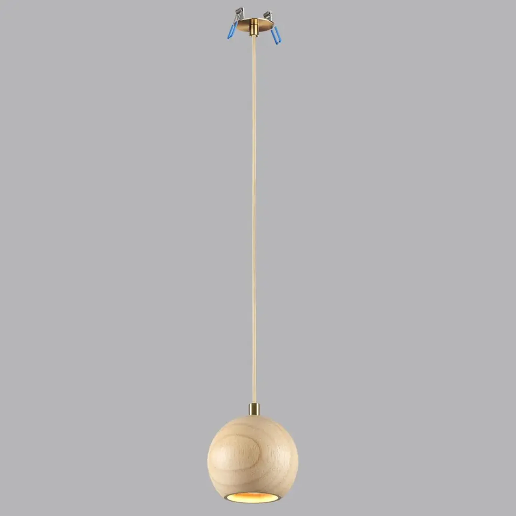 7061/1 MINIMA ODL25 237 Подвесной светильник светлое дерево/металл IP20 GU10 LED 7W 220V CAUCHO