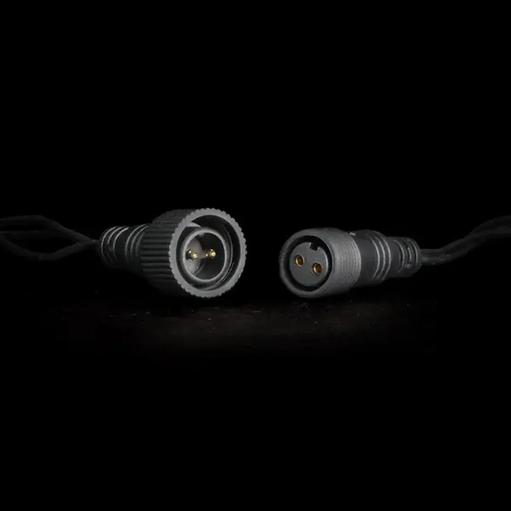 Гирлянда Нить 10м Экстра Тепло-Белая 24В, 75 LED, Провод Черный Каучук, IP65