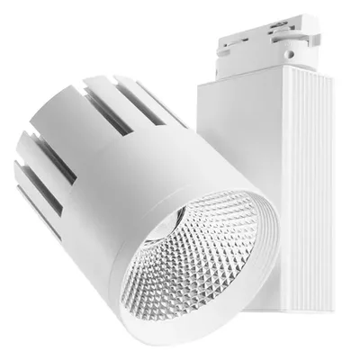 Светильник трековый светодиодный на шинопровод 30W, 2700 Lm, 4000К, 35 градусов, белый, AL105 со встроенным драйвером серия MarketBright