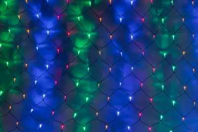 LED-SNL-C-432-2*3M-240V-MULTY/BL МУЛЬТИ LED на чернoм проводе, с контроллером, соединяемая