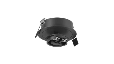 Крепление сменное М4 для светильников MINI VILLY, поворотное встраиваемое, цвет Черный, MINI-VL-M4-BL