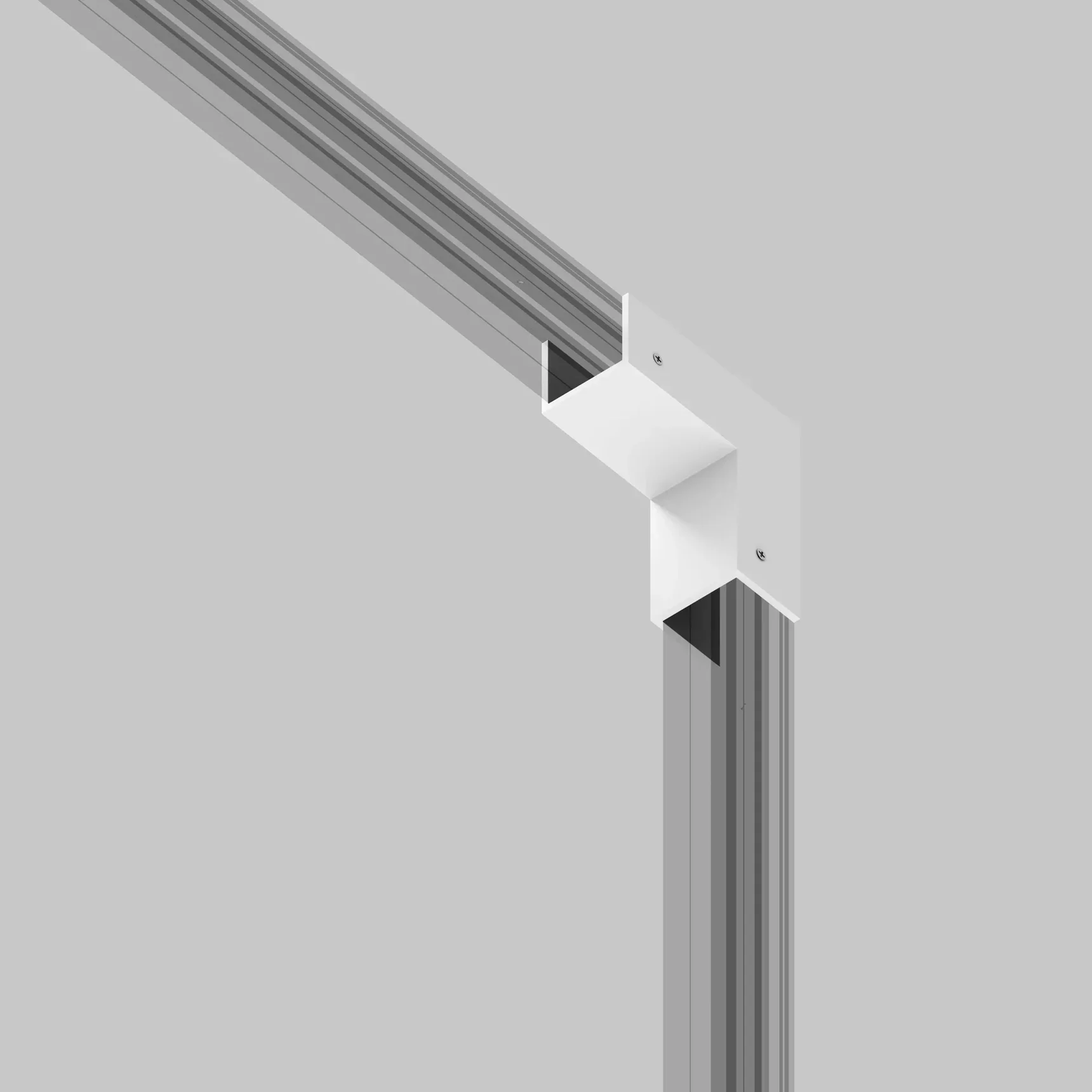 Коннектор внешний для профиля Elasity IP, O-TR001-OC-W