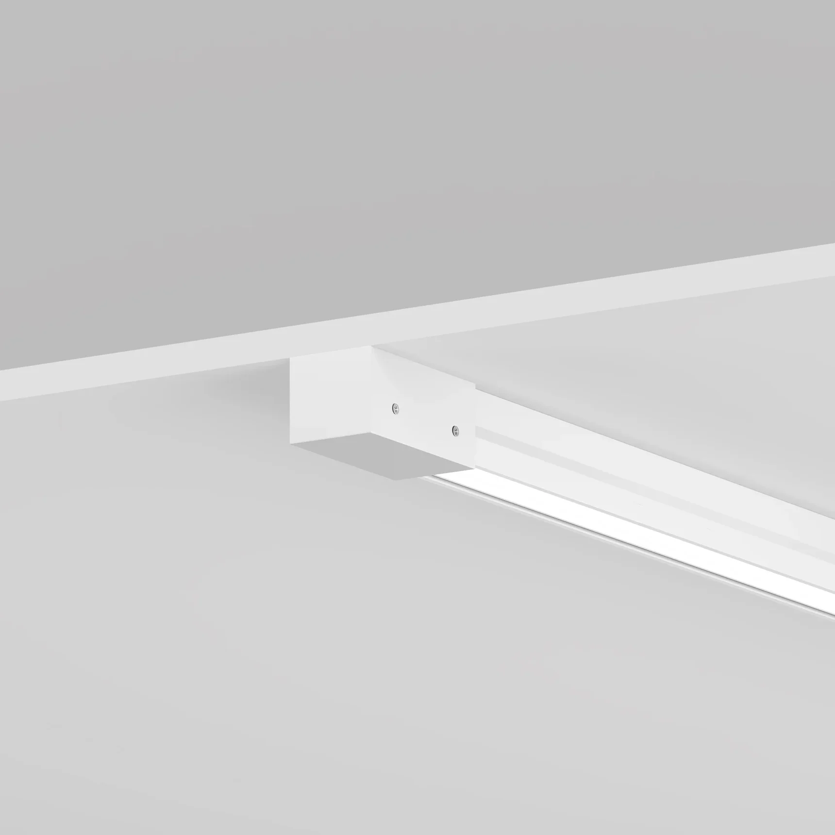 Профиль 2м Elasity IP накладной белый, O-TR001-P-W2M