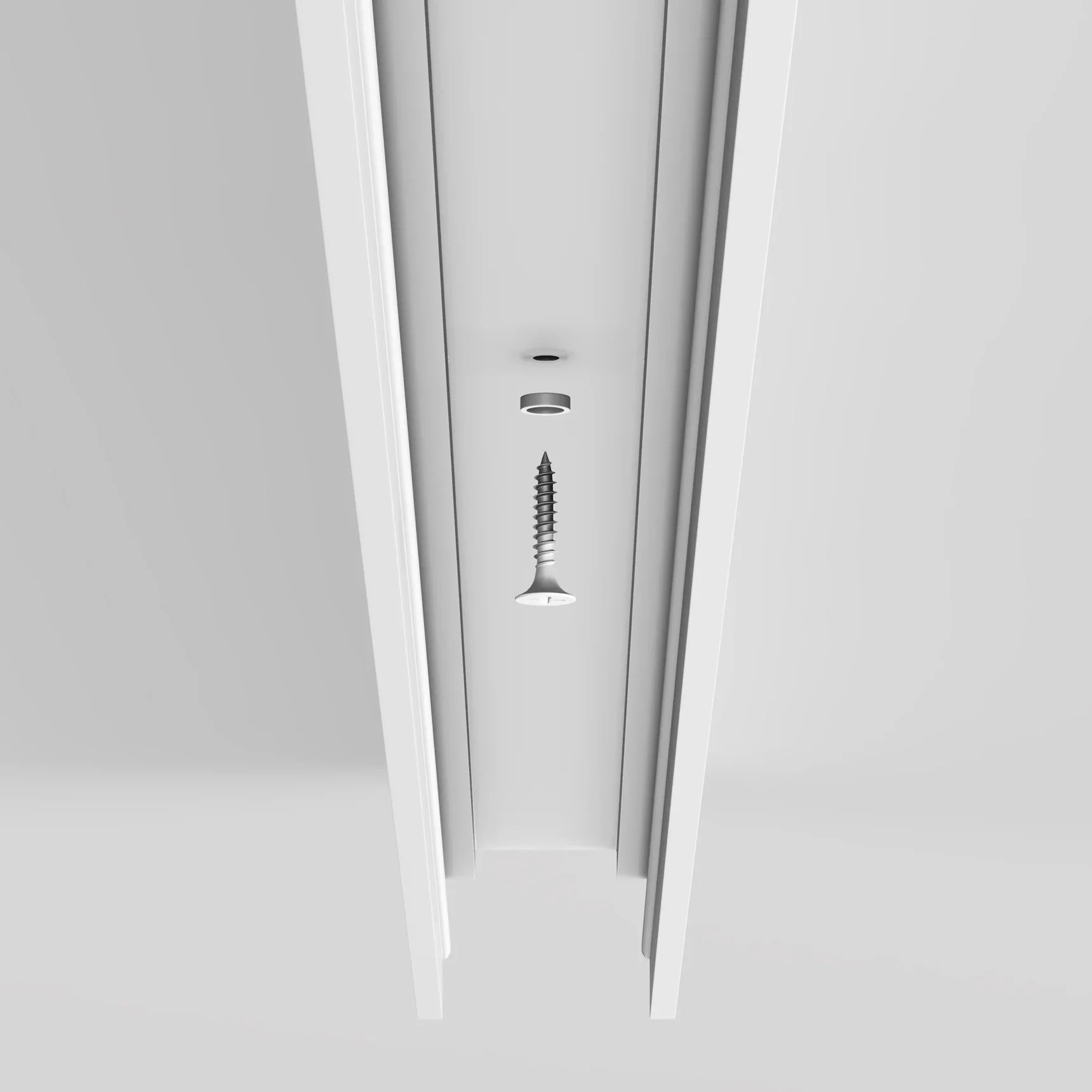 Профиль 3м Elasity IP накладной белый, O-TR001-P-W3M