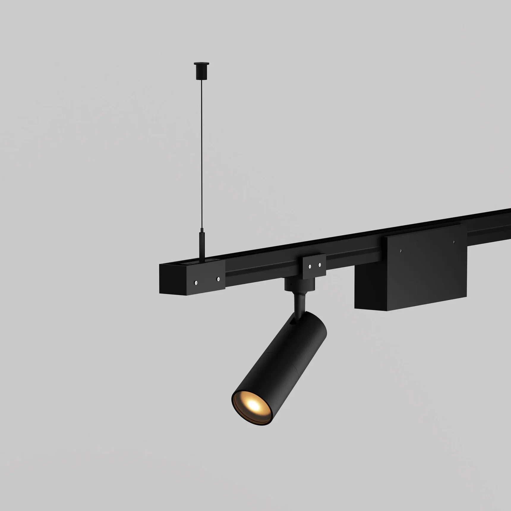 Гибкий подвес для уличной трековой системы Elasity IP, O-TR001-PB-H2M