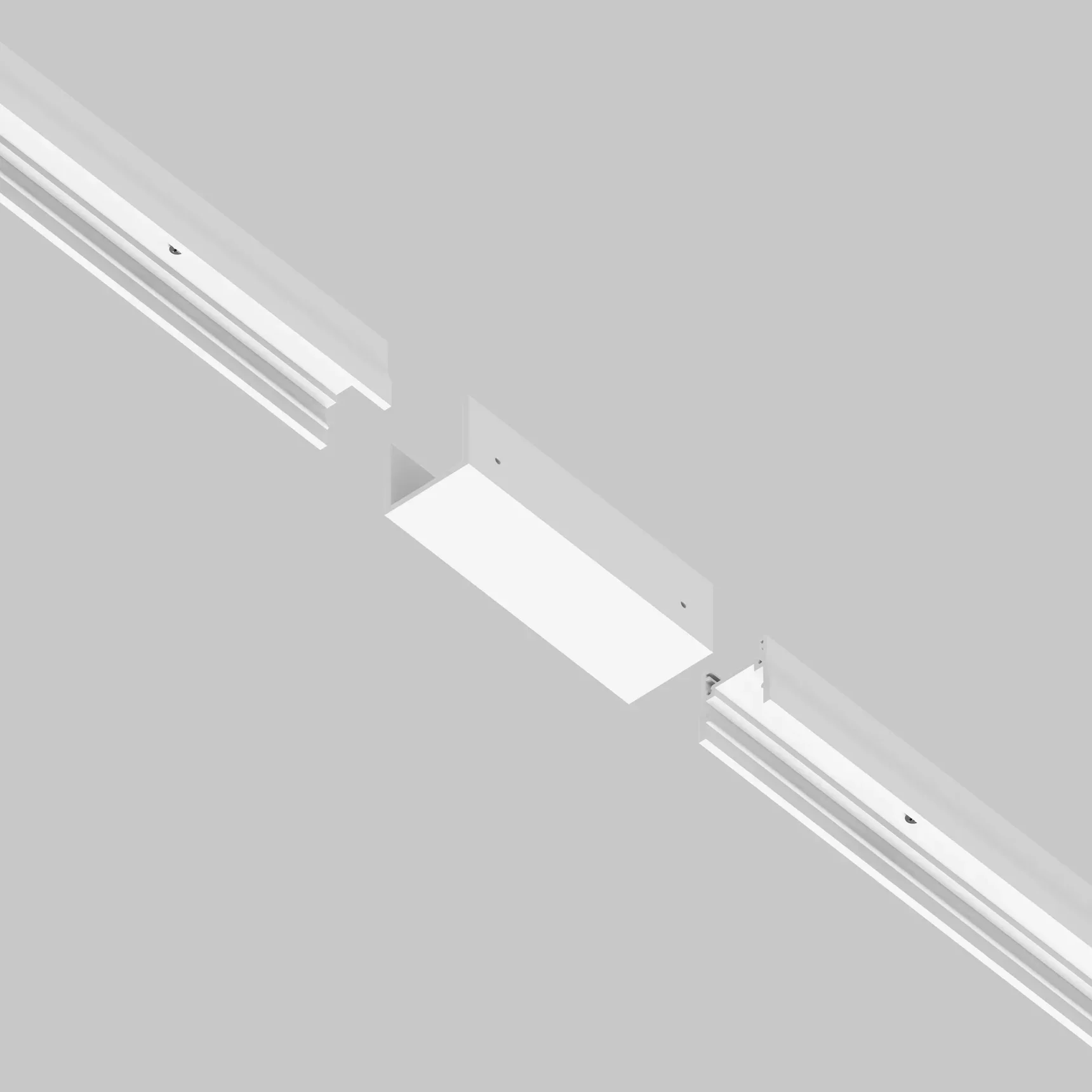 Коннектор прямой для профиля Elasity IP, O-TR001-SC180-W