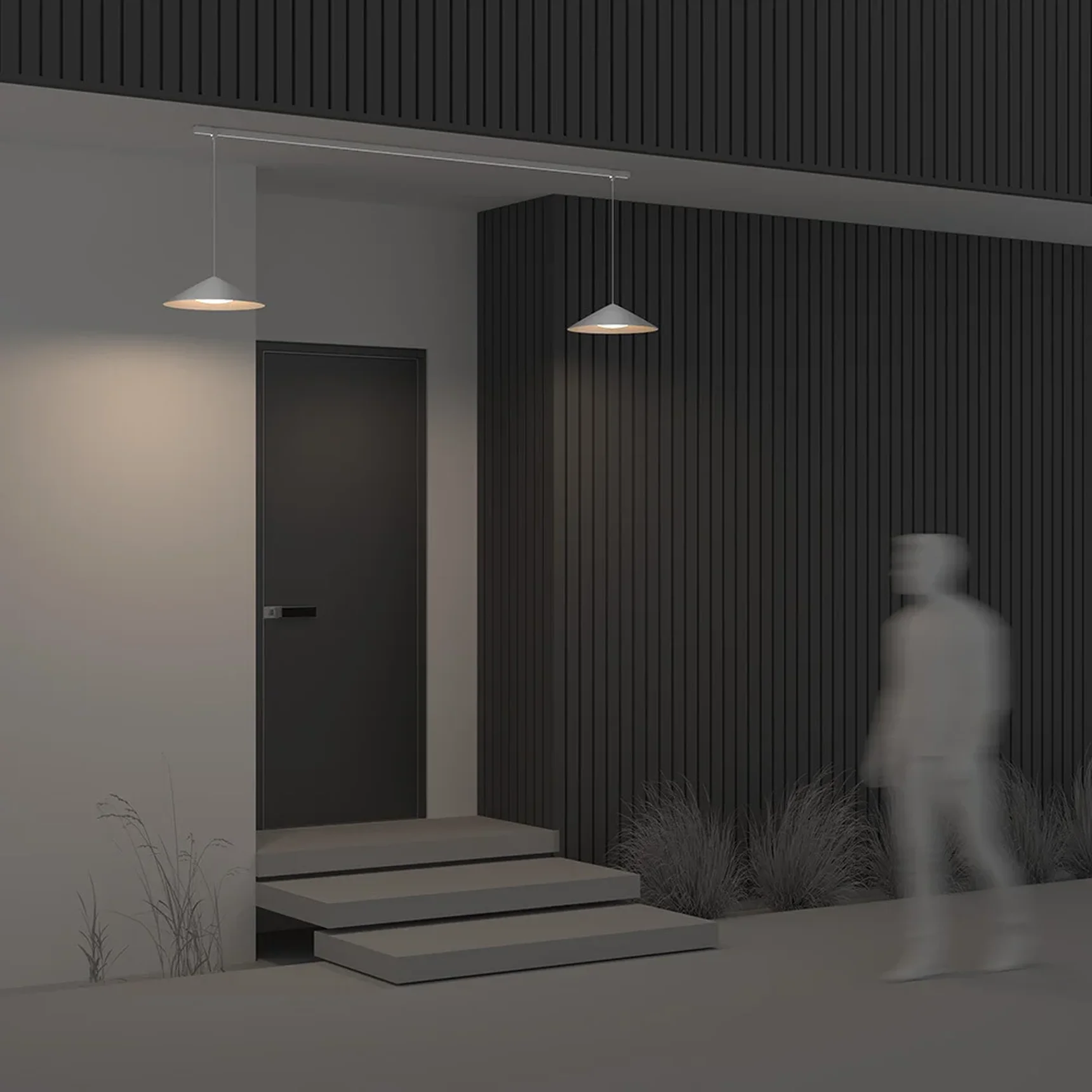 Уличный трековый светильник Campana Elasity IP 3000K 12Вт 120° белый, O-TR01-1-P-12WW3K