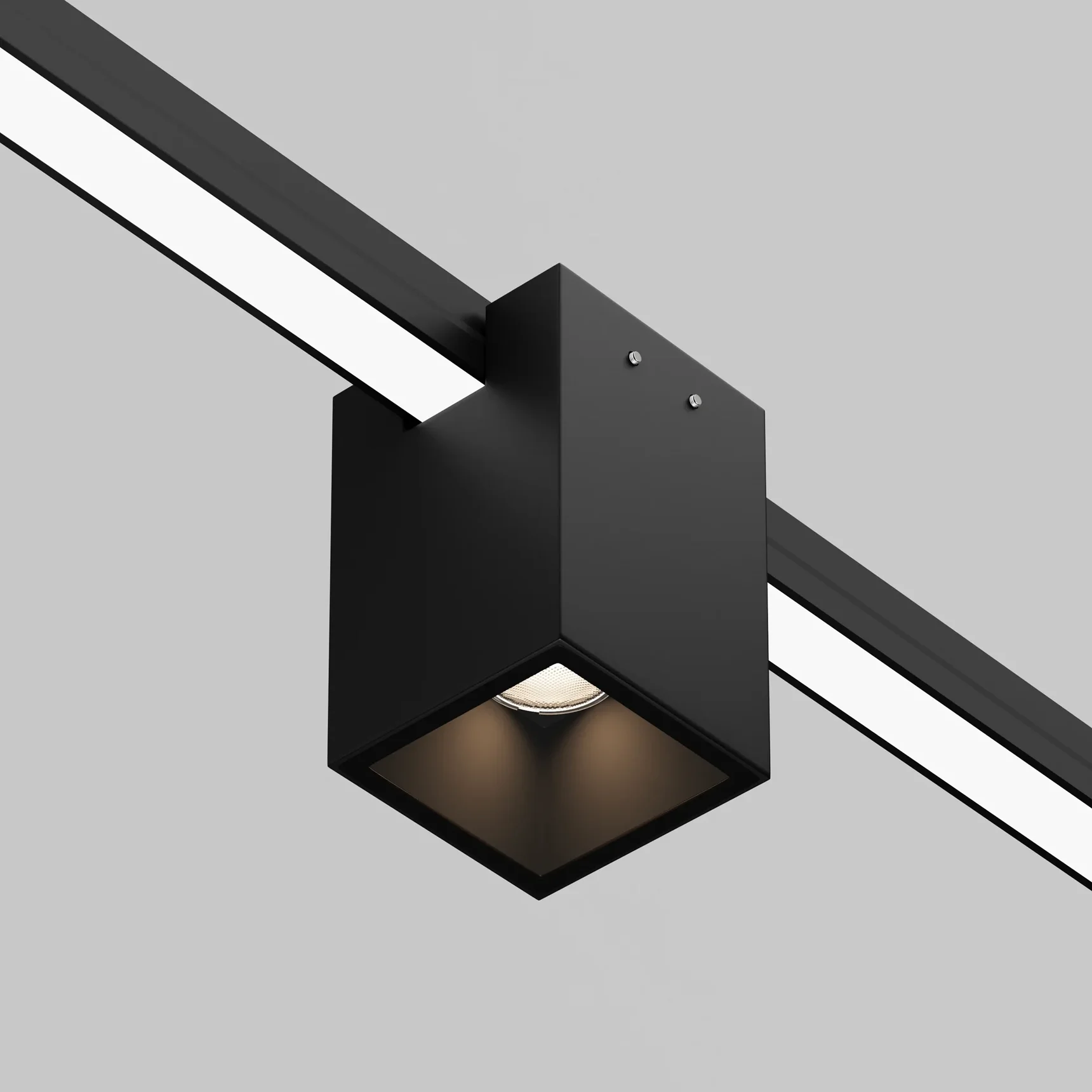 Уличный трековый светильник Alfa Elasity IP 3000К 16Вт 38° черный, O-TR01-3-S-16WB3K